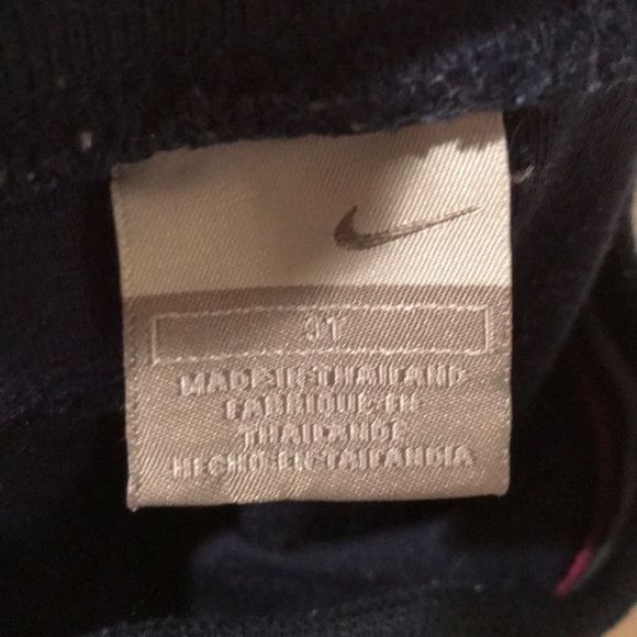 🌺 NIKE Navy Lined Track Pants - Picture 3 of 4